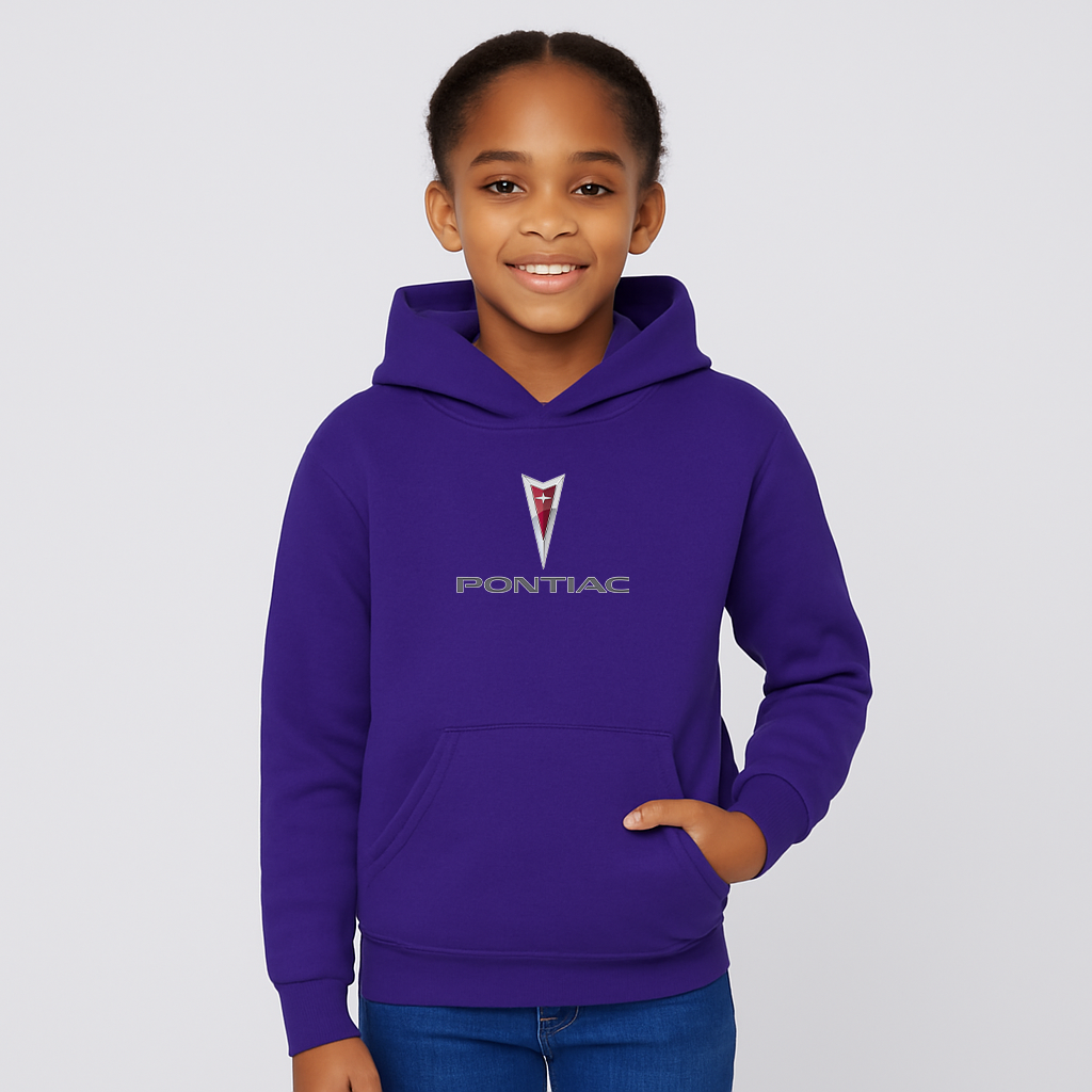 Youth Kids Pontiac Car Pullover Hoodie